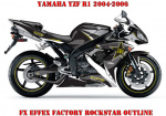 Rockstar Outline for Yamaha YZF R1 2004-2006